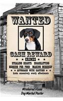 Wirehaired Vizsla Dog Wanted Poster: Weekly Planner Notebook 365 Daily - 52 Week Journal 120 Pages 6x9
