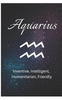 Aquarius - Inventive, Intelligent, Humanitarian, Friendly