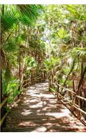Bacab Jungle Park Walkway Path in Belize Journal: 150 Page Lined Notebook/Diary