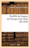Parallèle Des Langues de l'Europe Et de l'Inde