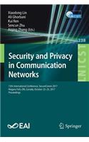 Security and Privacy in Communication Networks