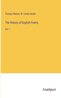 History of English Poetry