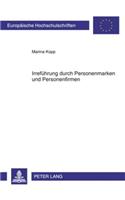 Irrefuehrung Durch Personenmarken Und Personenfirmen