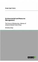 Environmental and Resource Management