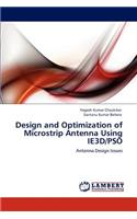 Design and Optimization of Microstrip Antenna Using IE3D/PSO