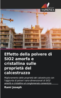 Effetto della polvere di SiO2 amorfa e cristallina sulle proprietà del calcestruzzo