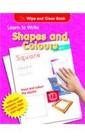 Purple : Wipe & Clean Learn To Write Shapes Colours