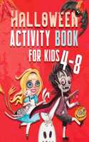 Halloween Activity Book for Kids Ages 4-8