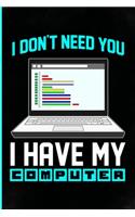 I don't need you I have my computer