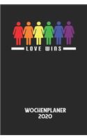 LOVE WINS - Wochenplaner 2020