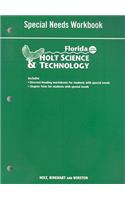 Florida Holt Science & Technology Special Needs Workbook: Level Green