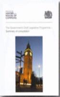 The Government's draft legislative programme - summary of consultation