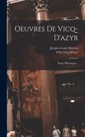 Oeuvres De Vicq-d'azyr