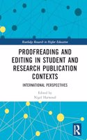 Proofreading and Editing in Student and Research Publication Contexts