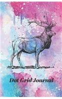 Dot Grid Journal: Dotted Paper Notebook for Bullet Journaling (Watercolour Animals - Elks)(2 Watercolour Animals Dot Grid Journal)