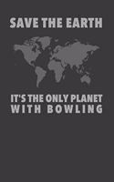 Notizbuch für Bowlingspieler