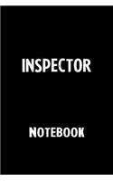 Inspector Notebook: Blank Lined Notebook Journal Gift Idea
