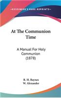 At the Communion Time