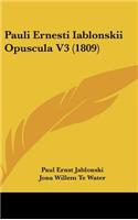 Pauli Ernesti Iablonskii Opuscula V3 (1809)