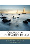 Circular of Information, Issue 2: (English)