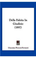 Della Falsita In Giudizio (1897)