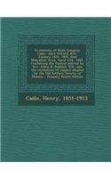 In Memory of Ruth Lamprey Cadle: Born Orford, N.H., January 16th, 1820, Died Muscatine, Iowa, April 12th, 1885. Containing the Funeral Address by REV.