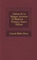 Tableau de la Pologne Ancienne Et Moderne...: (French)