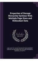 Properties of Storage Hierarchy Systems With Multiple Page Sizes and Redundant Data