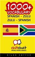 1000+ Spanish - Zulu Zulu - Spanish Vocabulary