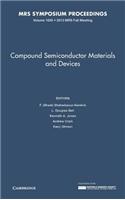 Compound Semiconductor Materials and Devices: Volume 1635