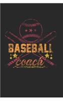 Baseball Coach Notebook: Diary Journal 6x9 inches with 120 Dot Grid Pages