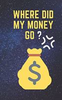 Where Did My Money Go: 2020 Personal Expense Tracker To Track and Organise Personal Finance 6x9 120 pages