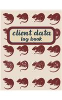 Client data log book