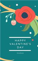 Happy Valentine's day notebook