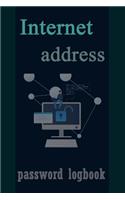 Internet address password logbook: A Premium Journal And Logbook To Protect Usernames and Passwords. page 100 ( Size 6 X 9 )