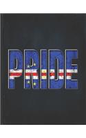 Pride: Cabo Verde Heritage Gift for Cape Verdean Coworker from Praia Undated Planner Daily Weekly Monthly Calendar Organizer Journal