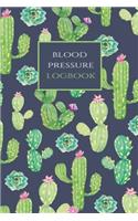 Blood Pressure Logbook: Cactus Succulent - Keep Track of Blood Pressure - Monitor Your Blood Pressure and Stay Healthy - 6" x 9" - 101 Pages(1 Blood Pressure Logbooks)