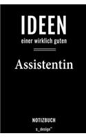 Notizbuch für Assistenten / Assistent / Assistentin