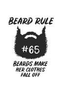 Beard Rule #65 Beards make her Clothes fall off: Barber I Stylist I Hairdresser I Barbier