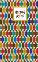 Meeting Notes: For Taking Minutes at Business Meetings Action/ Agenda Notebook Book