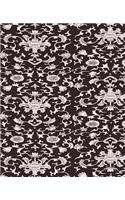 Brown Asian Damask Design School Composition Book 130 Pages: (Notebook, Diary, Blank Book)(Designs Patterns Composition Books Notebooks)