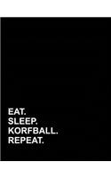 Eat Sleep Korfball Repeat: Accounts Journal