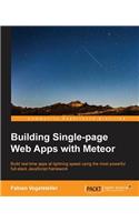 Building Single-page Web Apps with Meteor