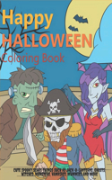 Happy Halloween Coloring Book