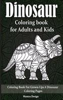 Dinosaur Coloring book for Adults and Kids