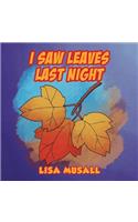 I Saw Leaves Last Night