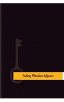 Foiling Machine Adjuster Work Log