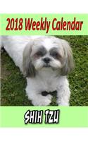 2018 Weekly Calendar Shih Tzu