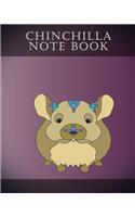 Chinchilla Note Book: 30 Page Note Book, Each Page Has A Cute Adorable Chinchilla Sketch design.