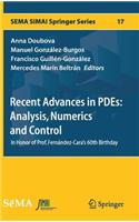 Recent Advances in Pdes: Analysis, Numerics and Control